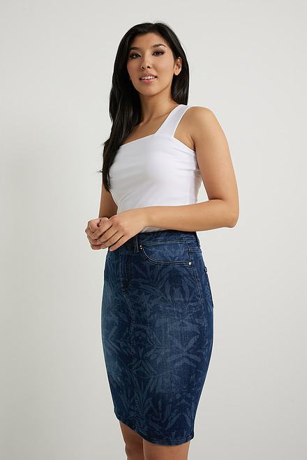 Josie Denim Skirt - Denim - JR71 - Pizazz BoutiqueJoseph Ribkoff
