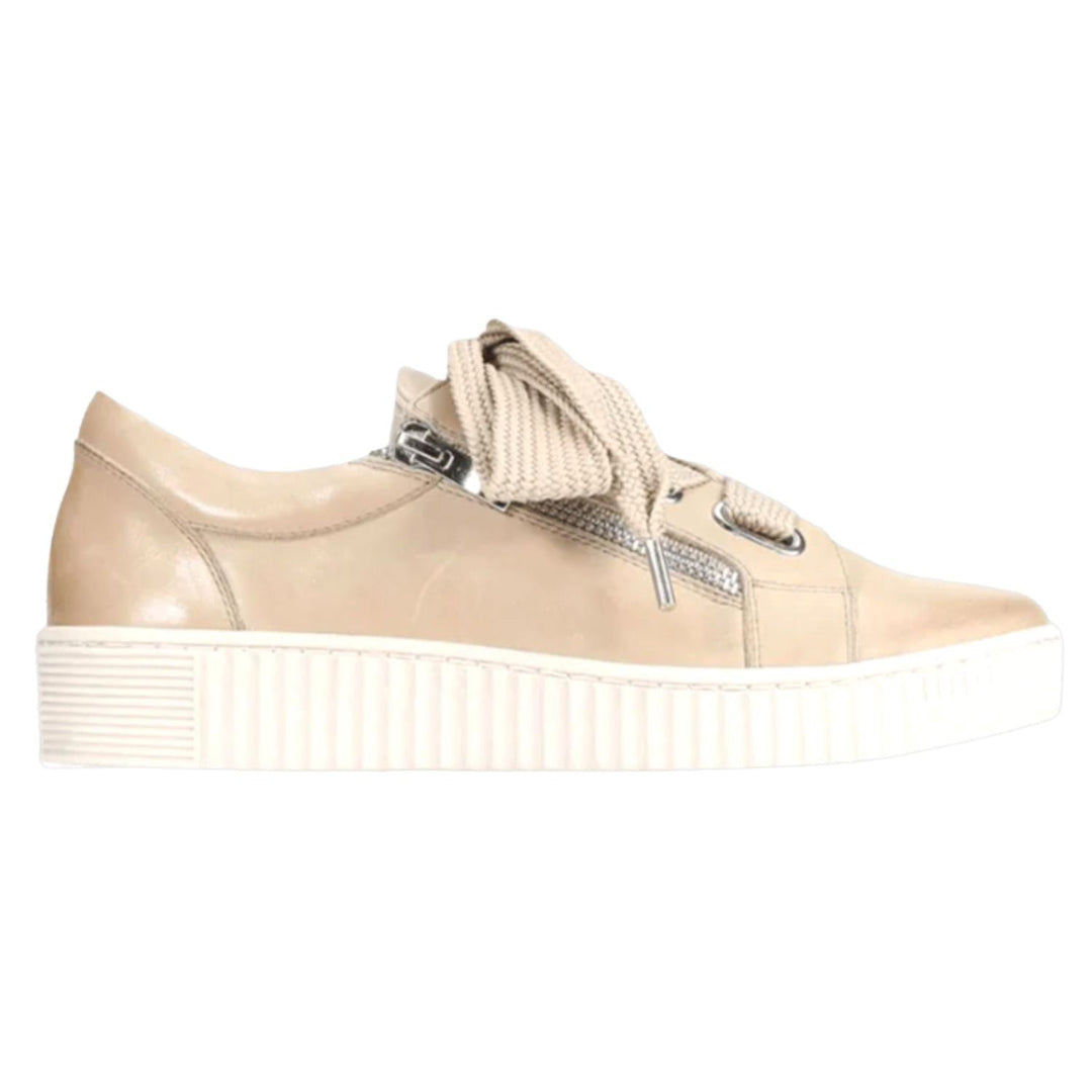 Jovi Leather Sneaker - Bone - ES11 - Pizazz BoutiqueEOS