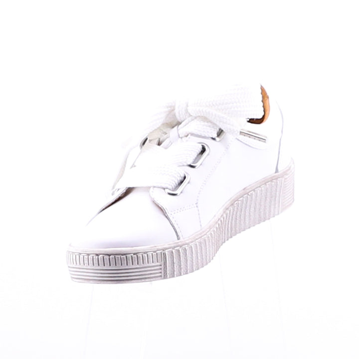 Jovi Leather Sneaker - White - ES8 - Pizazz BoutiqueEOS