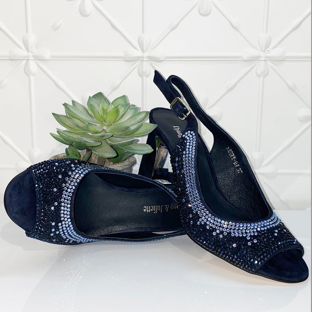 Kerry Heel - Navy - DJ6 - Pizazz BoutiqueDjango & Juliette