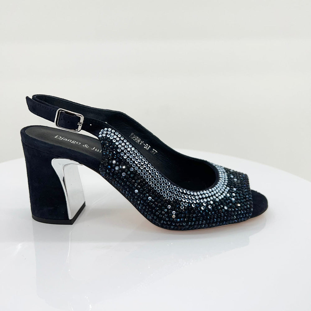 Kerry Heel - Navy - DJ6 - Pizazz BoutiqueDjango & Juliette