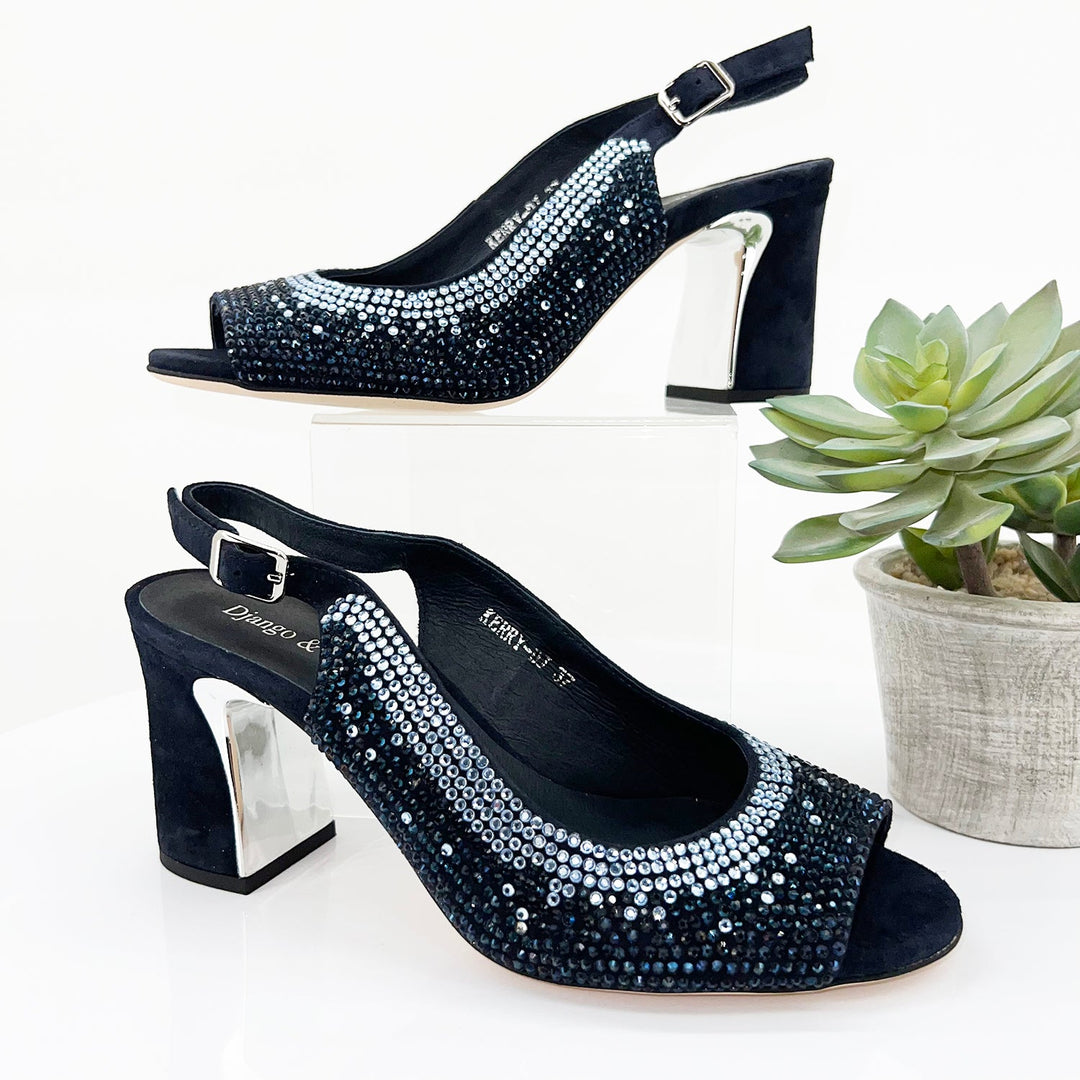 Kerry Heel - Navy - DJ6 - Pizazz BoutiqueDjango & Juliette