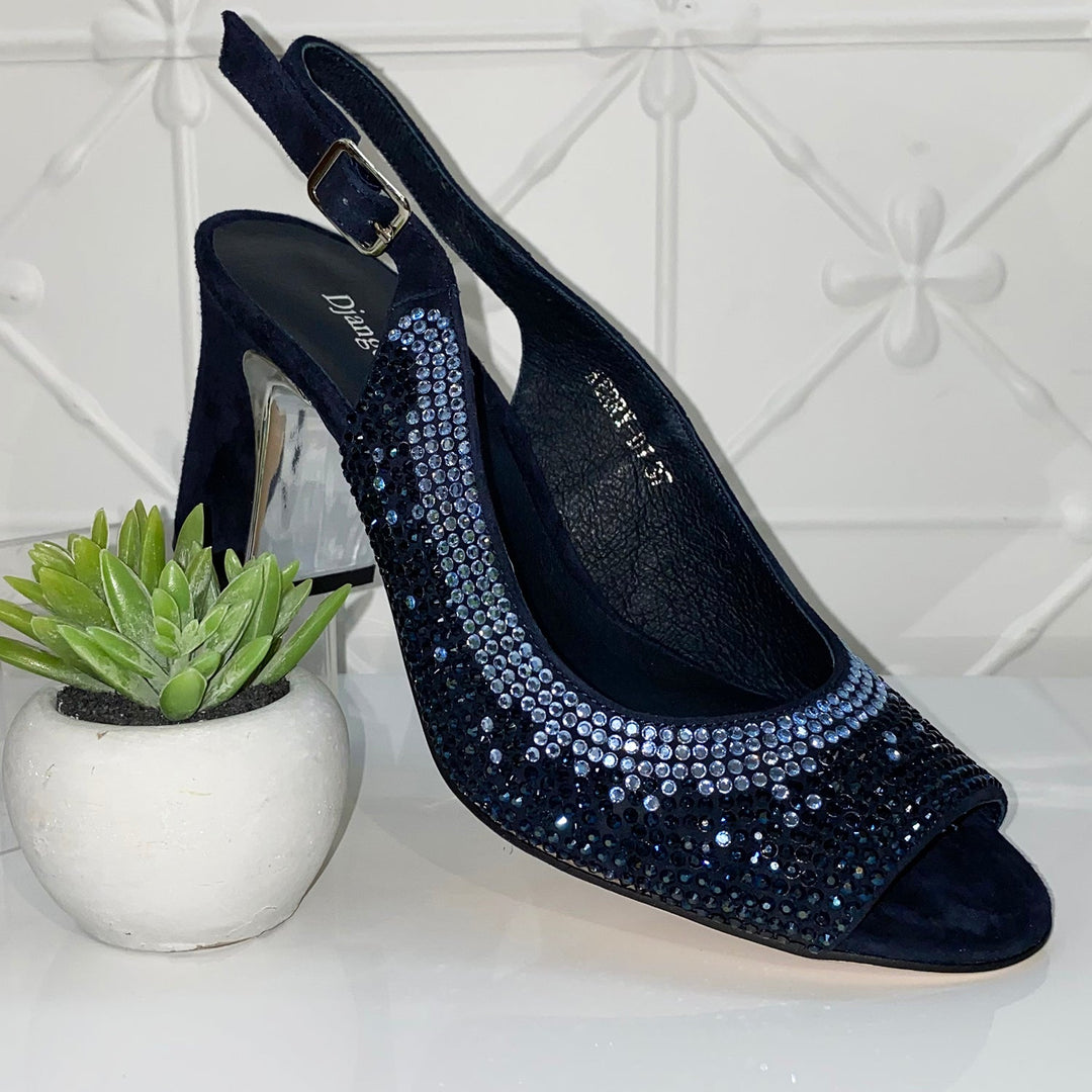 Kerry Heel - Navy - DJ6 - Pizazz BoutiqueDjango & Juliette