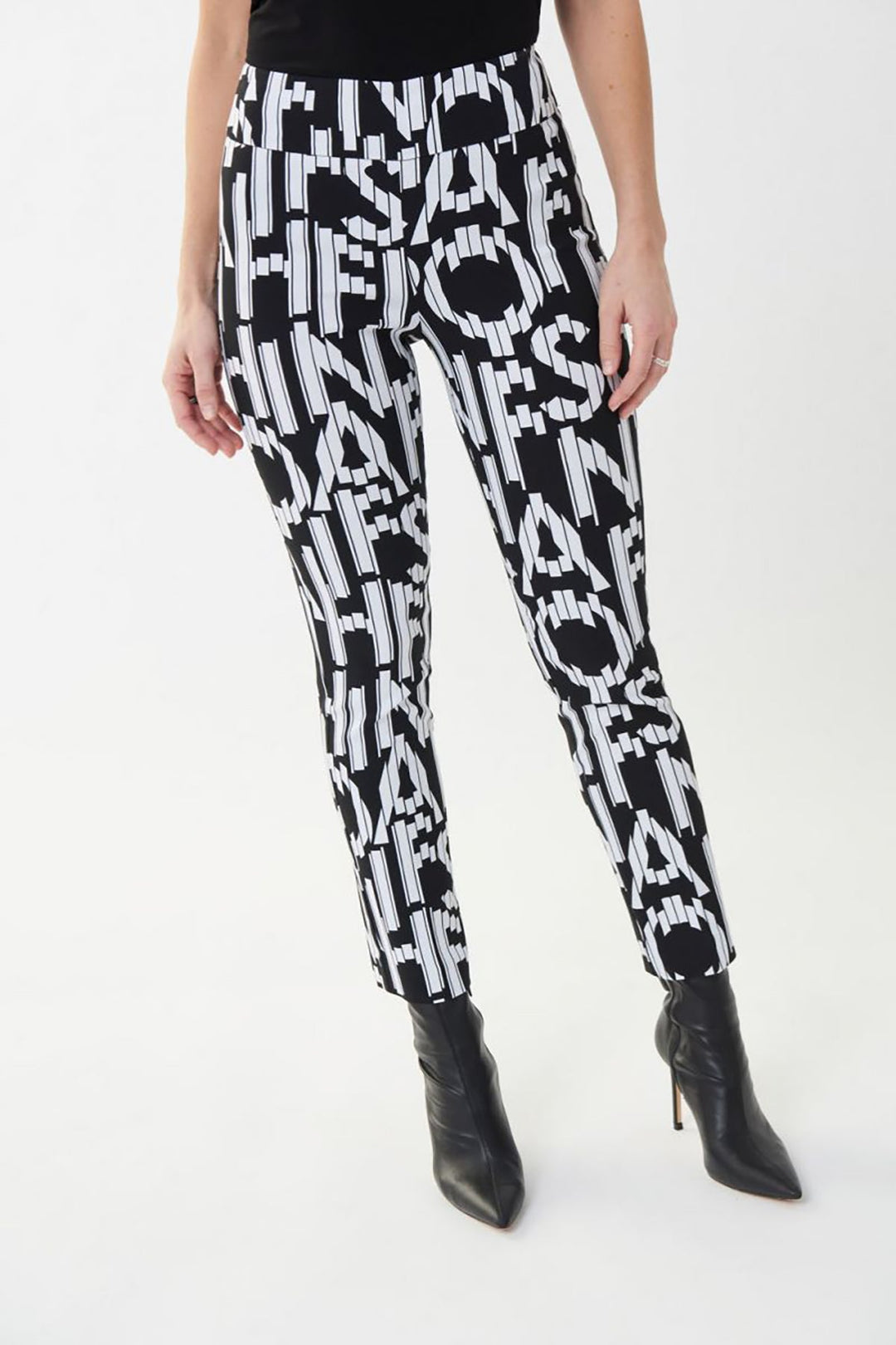 Lettering Print Pant - JR139 - Pizazz BoutiqueJoseph Ribkoff