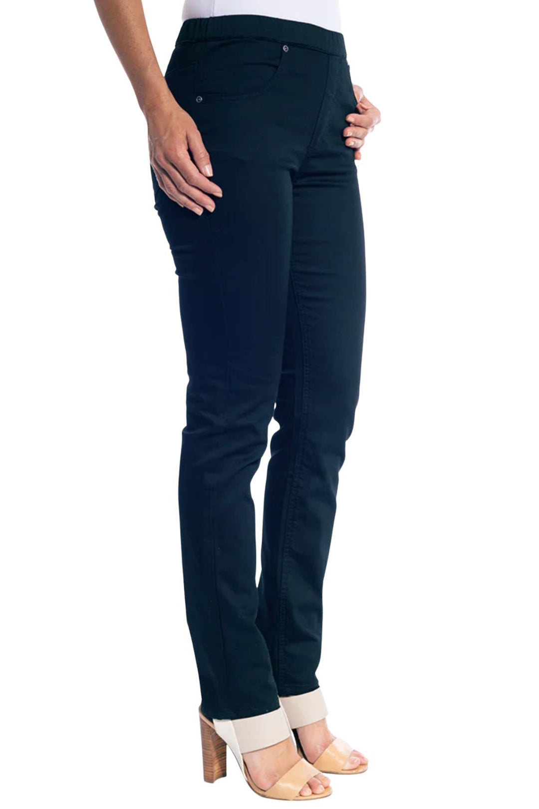 Pull on Jean - Navy - CL20 - Pizazz BoutiqueCafe Latte