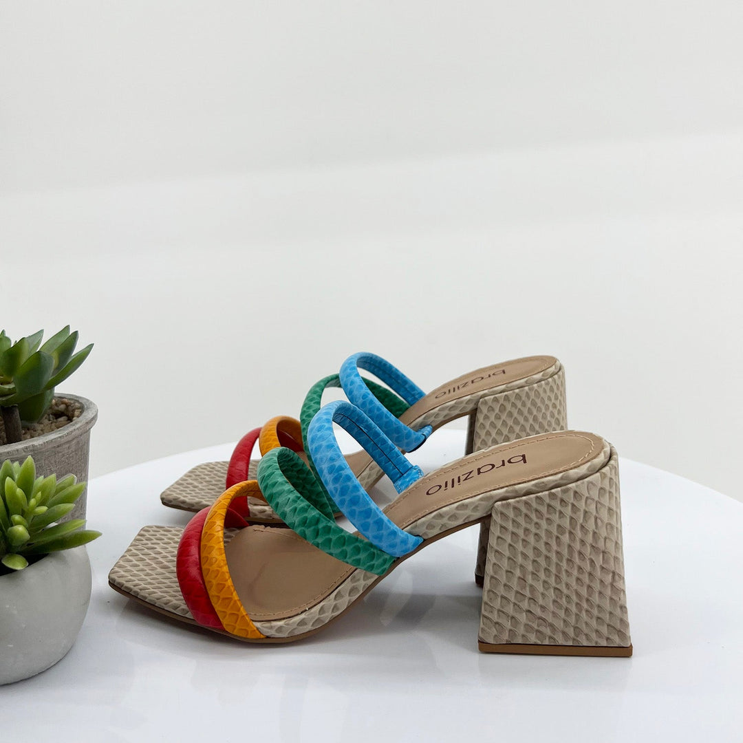 Rainbow Snake Heel - BZ6 - Pizazz BoutiqueBrazilio