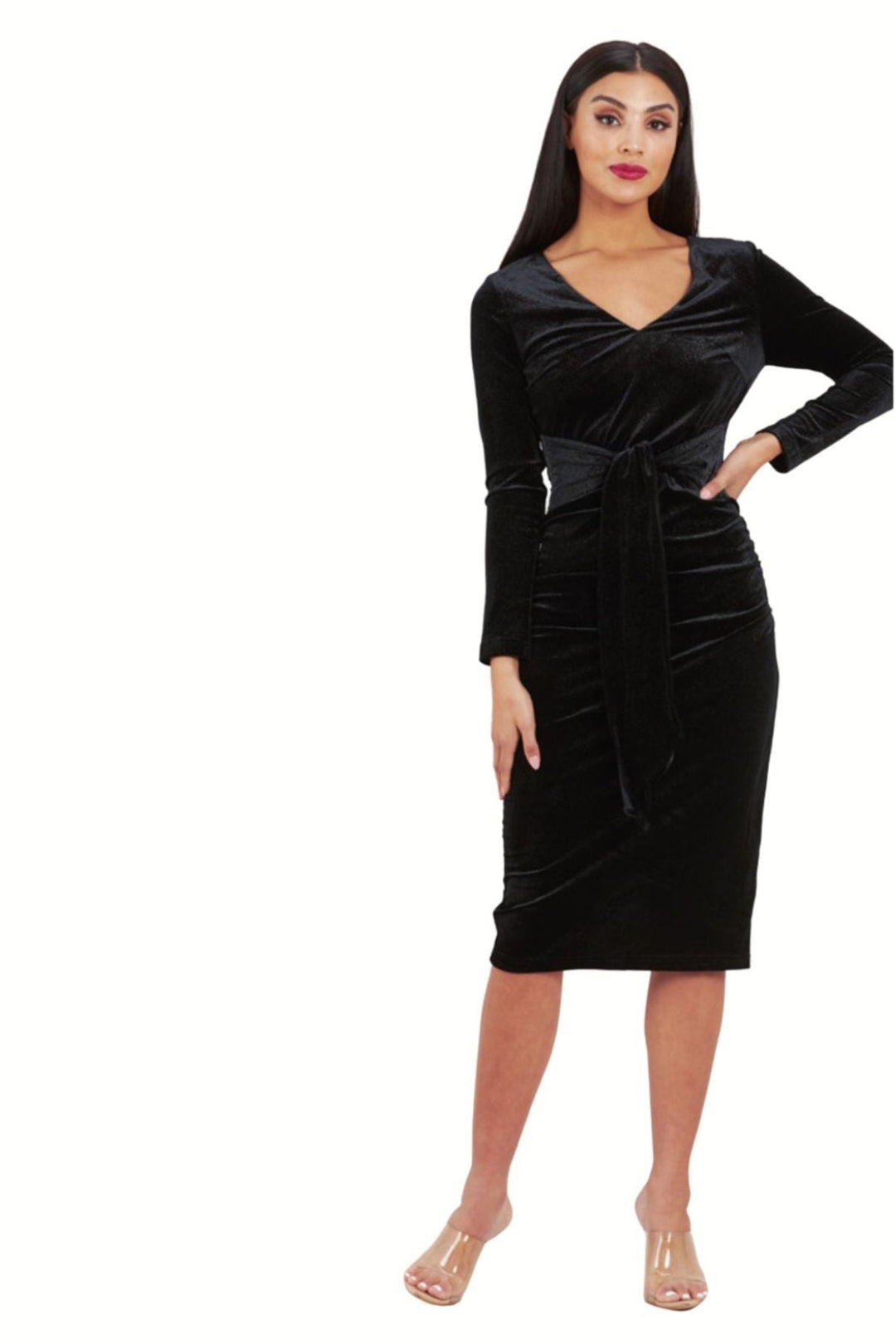 Sade Dress - Black - ROM18 - Pizazz BoutiqueRomance