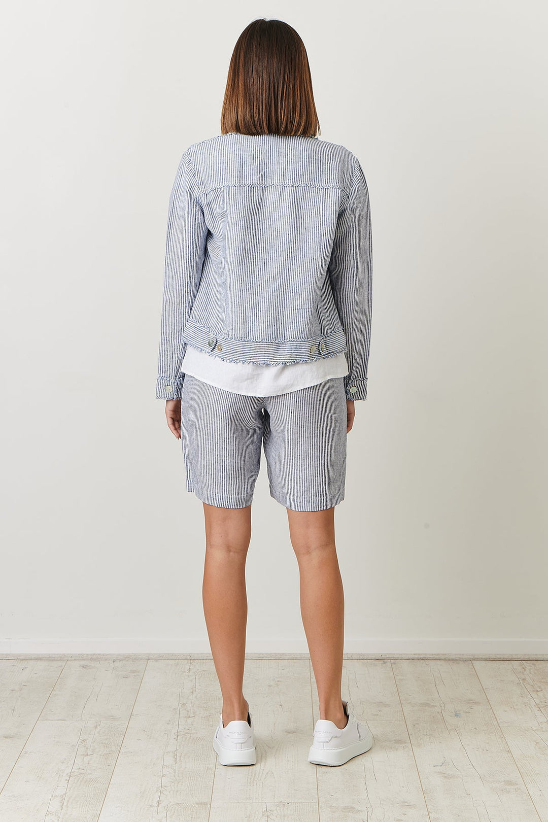 Sail Linen Button Jacket - OJ30 - Pizazz BoutiqueNaturals By O & J