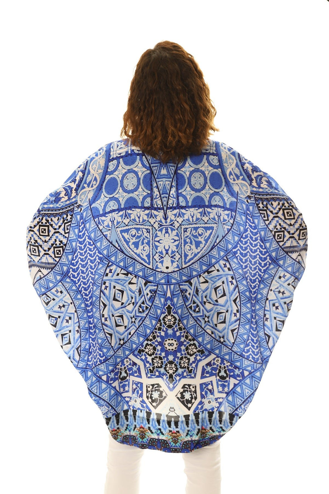 Silk Short Cape - FS5 - Pizazz BoutiqueFashion Spectrum