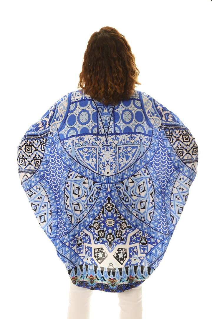 Silk Short Cape - FS5 - Pizazz BoutiqueFashion Spectrum