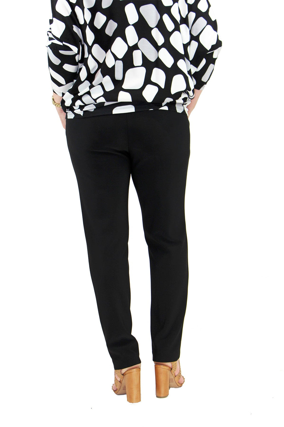 Straight Cut Pants - Black - JR10 - Pizazz BoutiqueJoseph Ribkoff