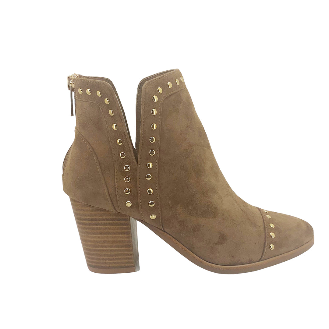 Django And Juliette chocolate Tayla ankle boots from Pizazz Boutique