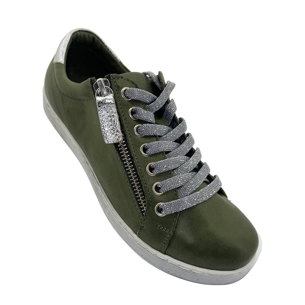 Token Sneaker - Olive/Silver - RS11 - Pizazz BoutiqueRilassare