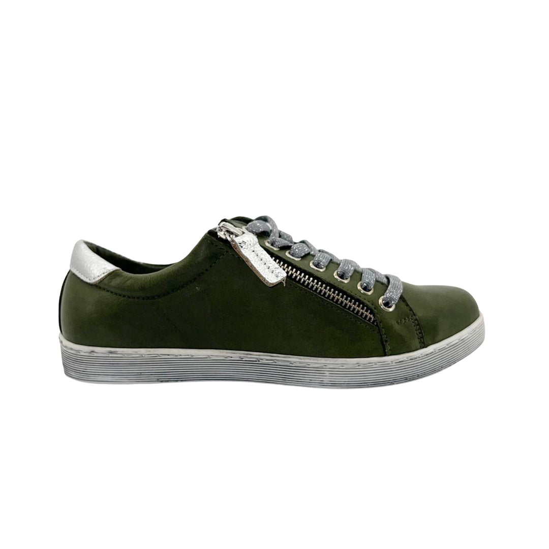 Token Sneaker - Olive/Silver - RS11 - Pizazz BoutiqueRilassare