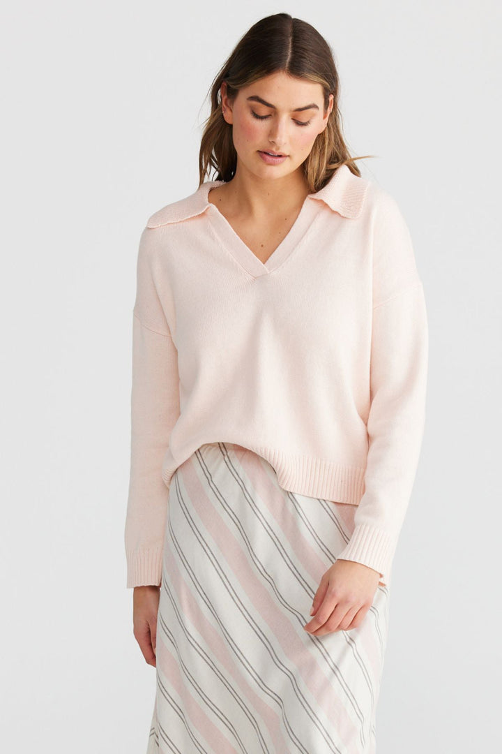 Tribeca Knit - Pale Pink - TS22 - Pizazz BoutiqueThe Shanty Corporation