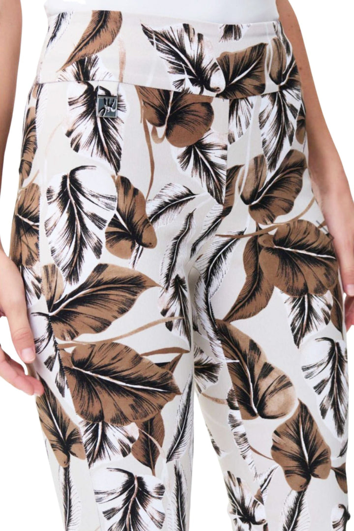 Tropical Print Capri Pant - JR12 - Pizazz BoutiqueJoseph Ribkoff