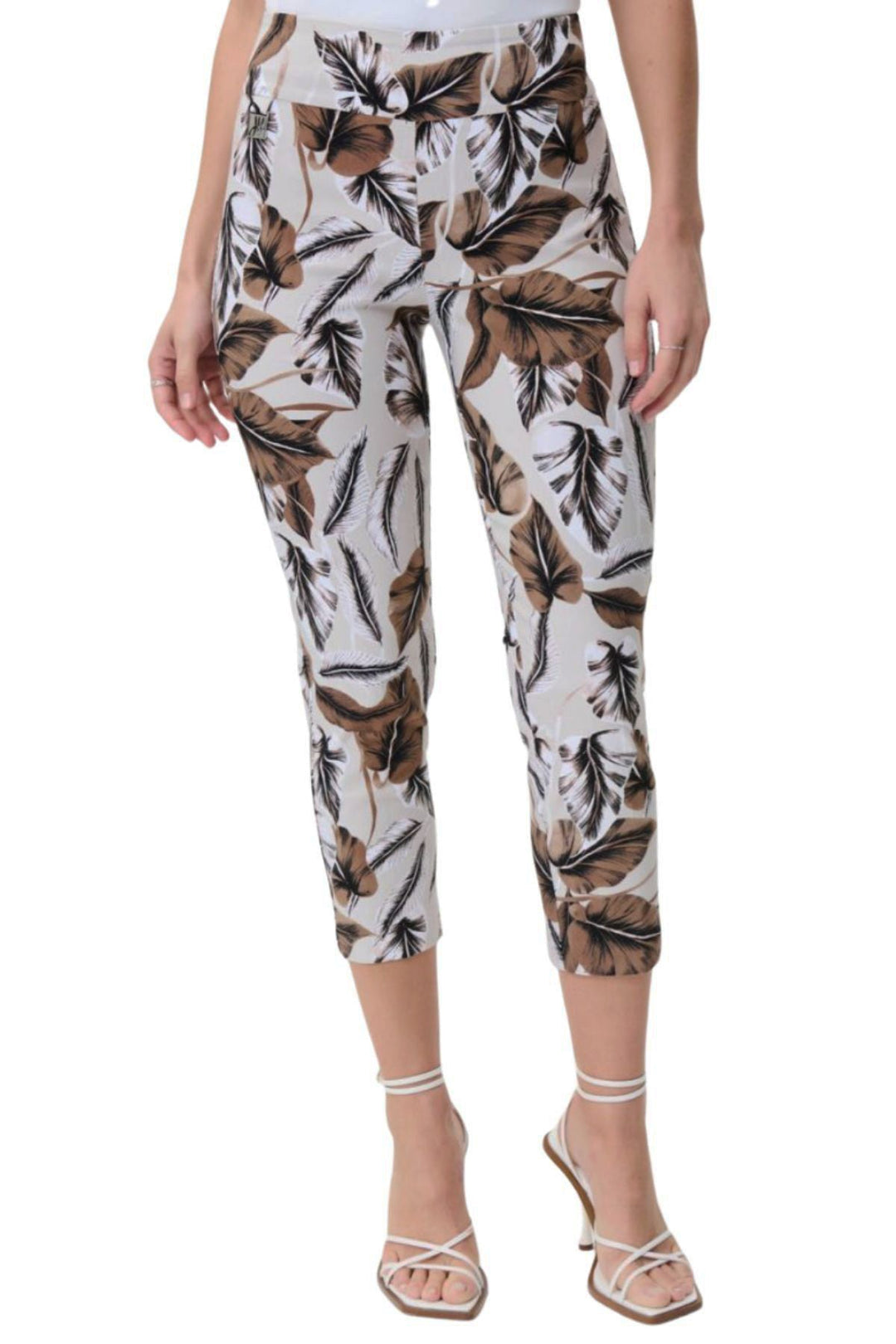 Tropical Print Capri Pant - JR12 - Pizazz BoutiqueJoseph Ribkoff