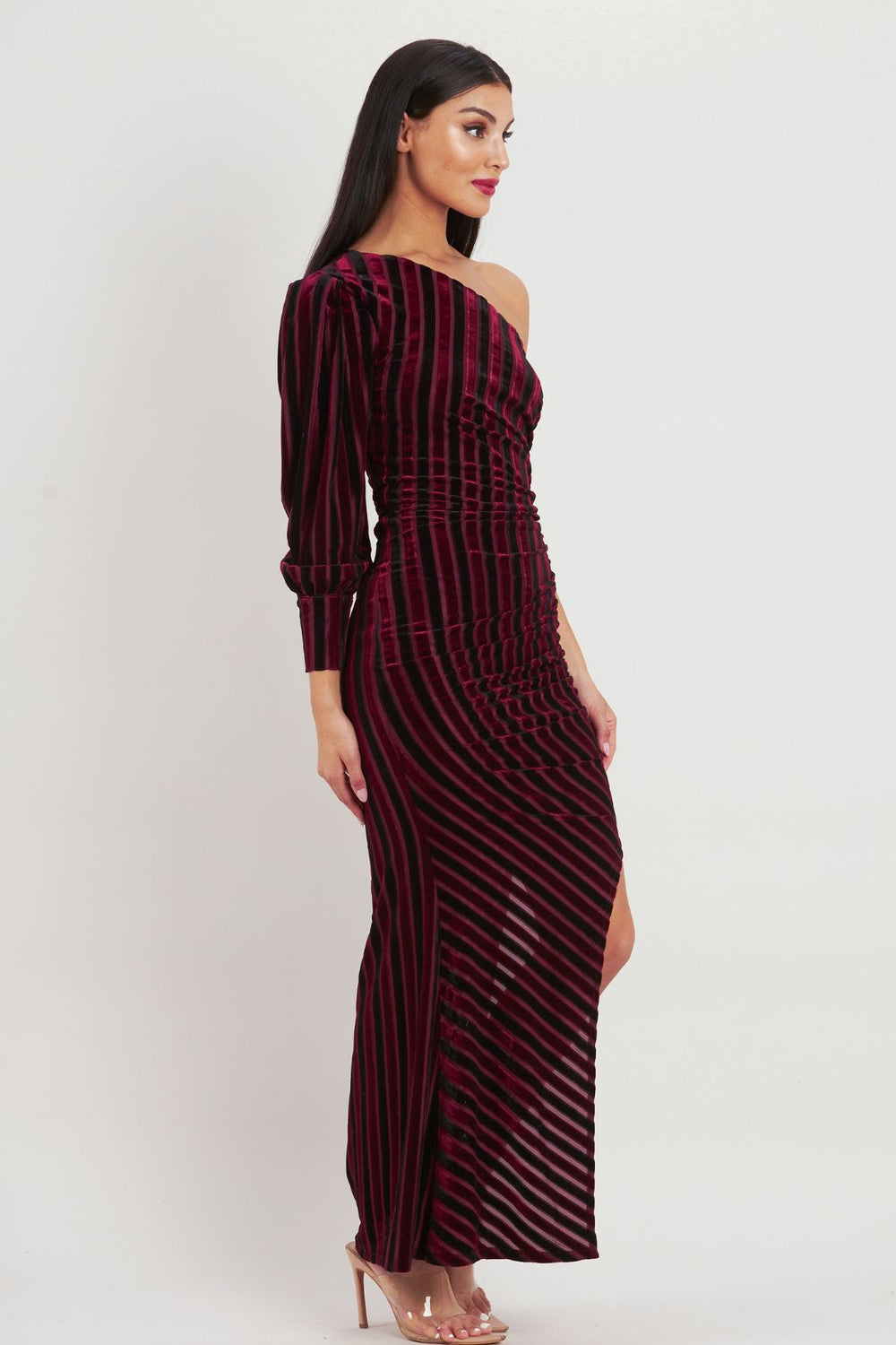 Wine Addison Maxi - ROM3 - Pizazz BoutiqueRomance