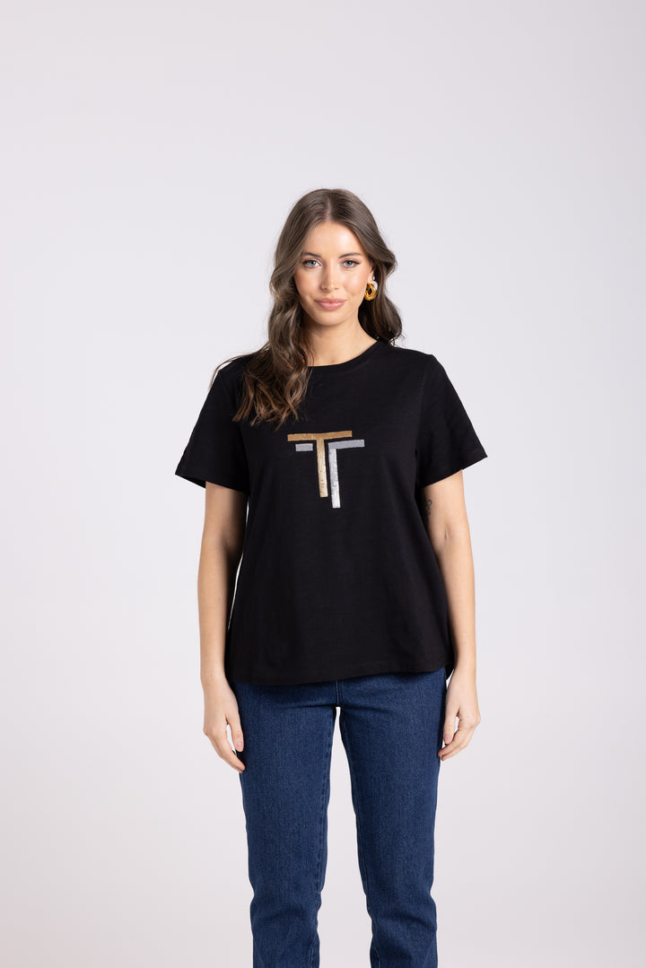 Tia T-Shirt - Black - TT1