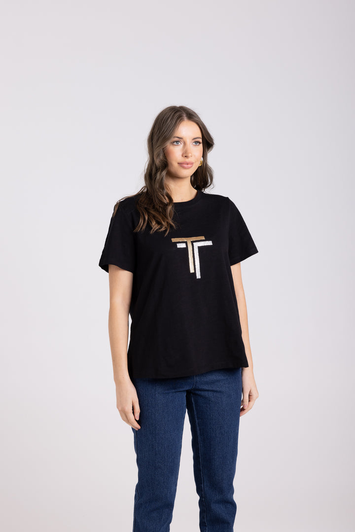 Tia T-Shirt - Black - TT1