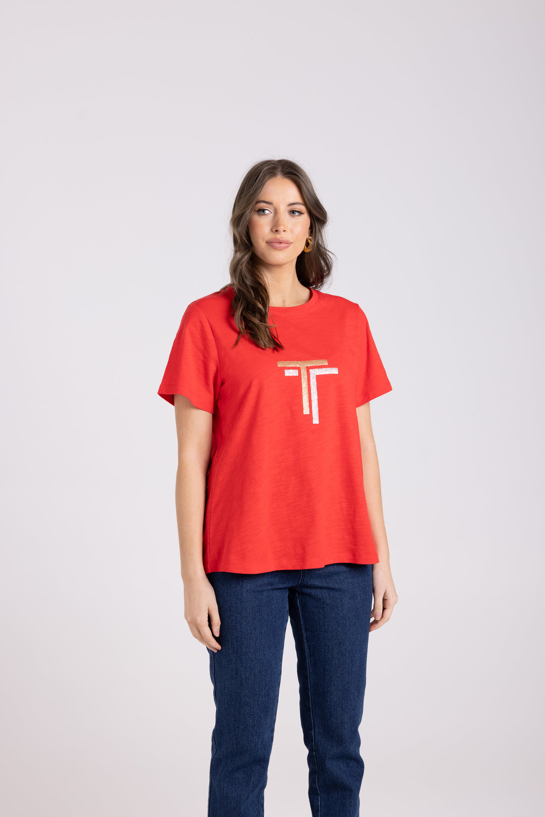 Tia T-Shirt - Scarlet - TT1