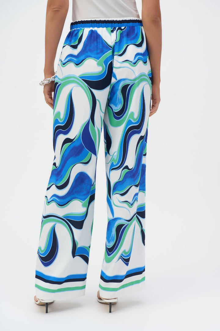 Abstract Print Wide-Leg Pants - JR57