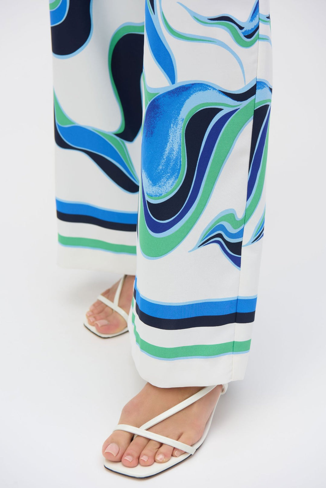 Abstract Print Wide-Leg Pants - JR57