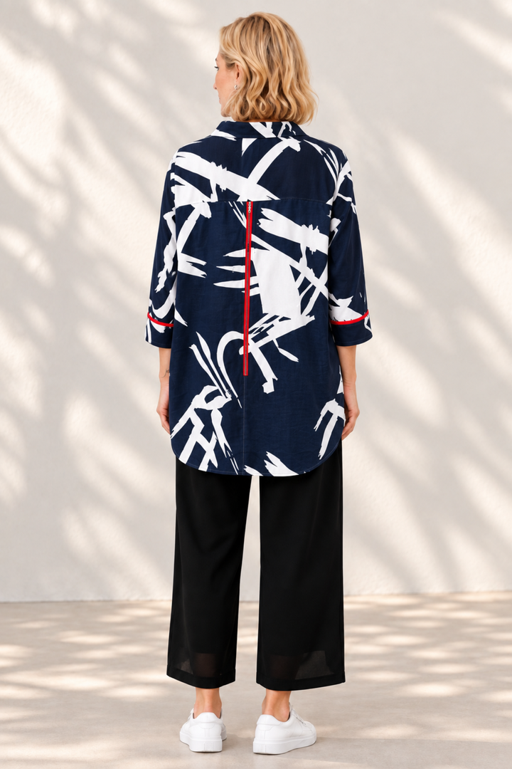 Amalfi Shirt - Navy - W6