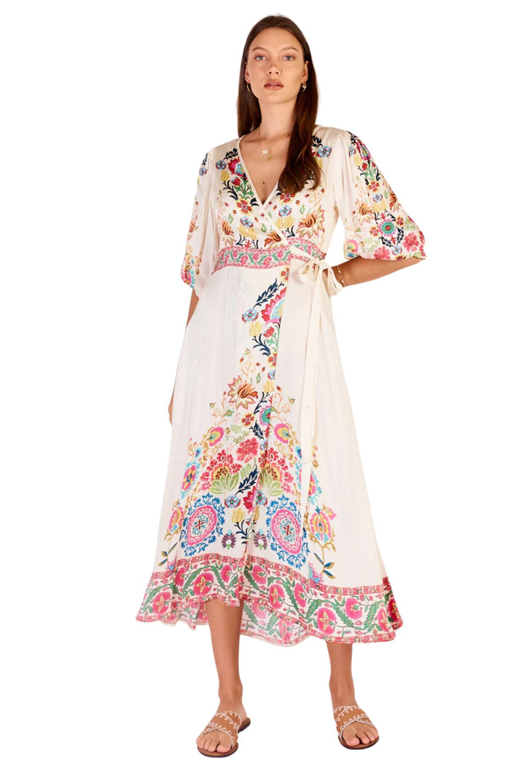 Camille Wrap Dress - Multi - RY2