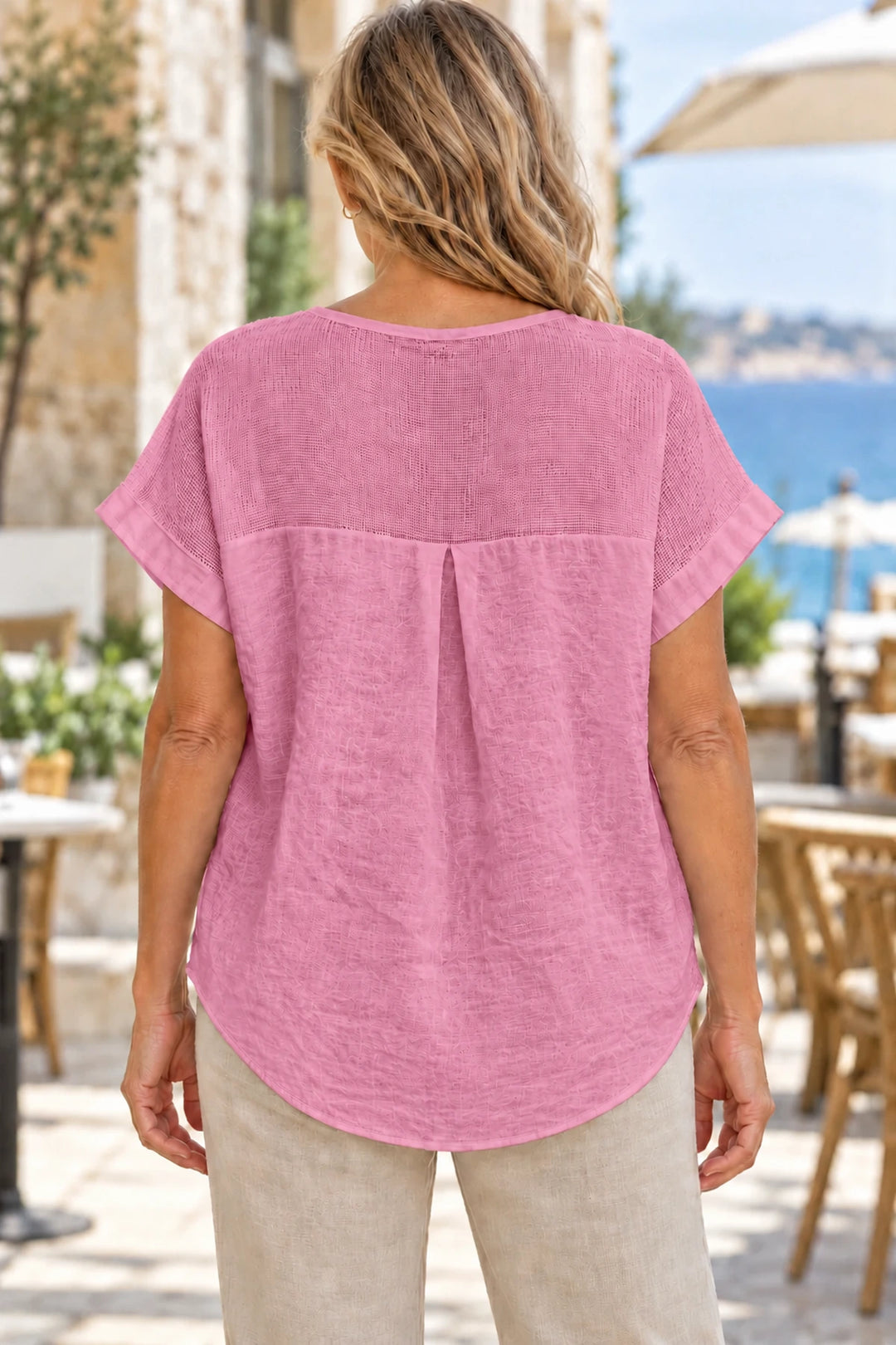La Strada Celine Top - Pink
