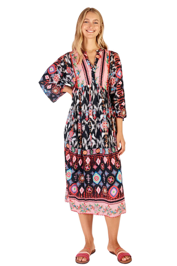 Clara Midi Dress - Print - LL6