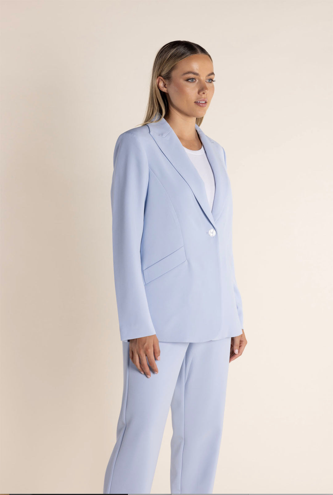 Clare Suit Blazer - Sky - TT43