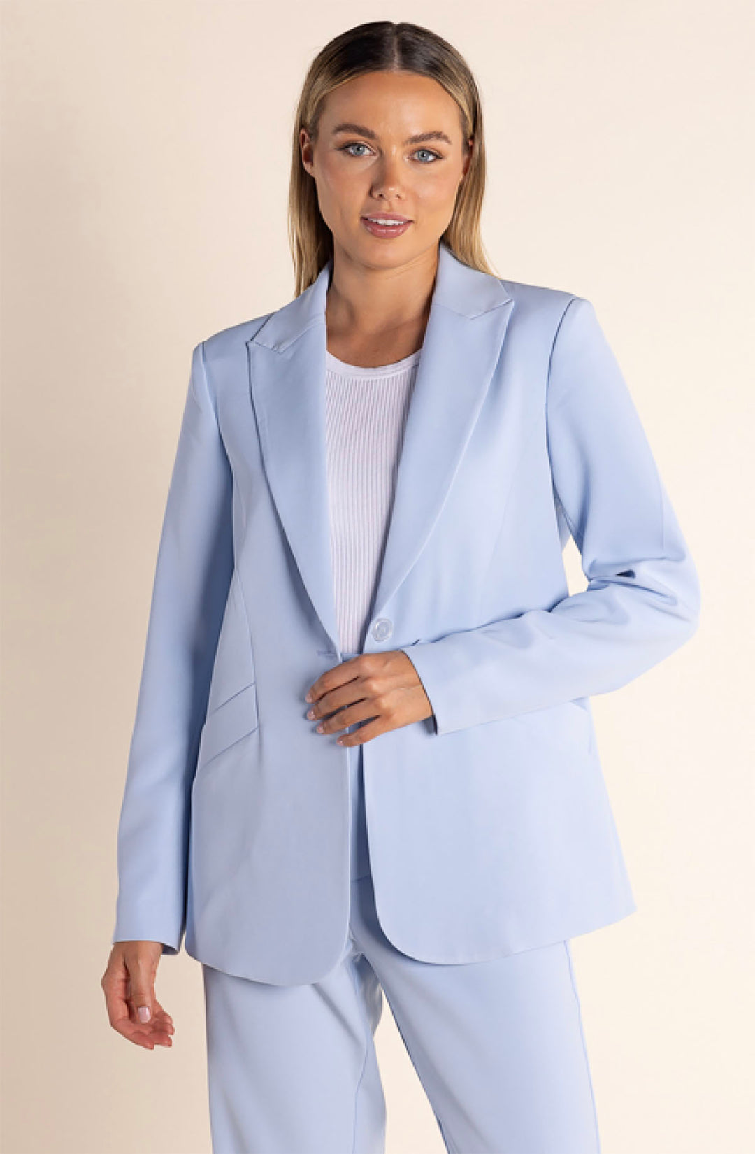 Clare Suit Blazer - Sky - TT43