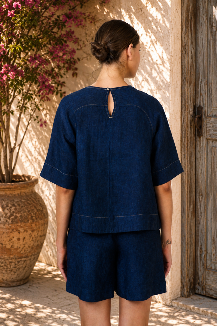 Eclipse Linen Top - OJ94