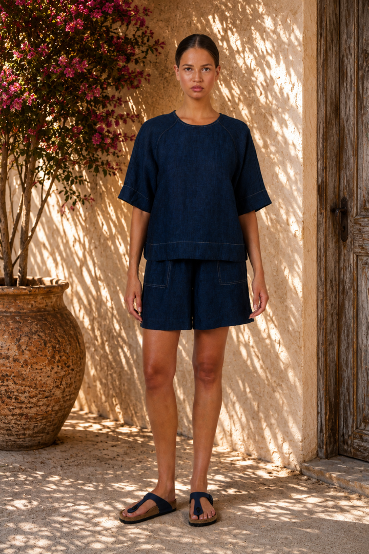 Eclipse Linen Top - OJ94