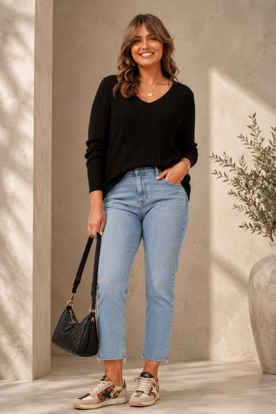 The Everyday Knit - Black - CK51