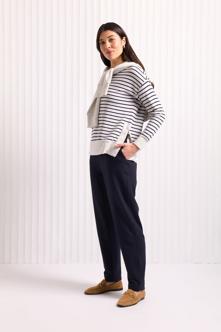 Software Upgrade Zip Sweater - Stripe - F24