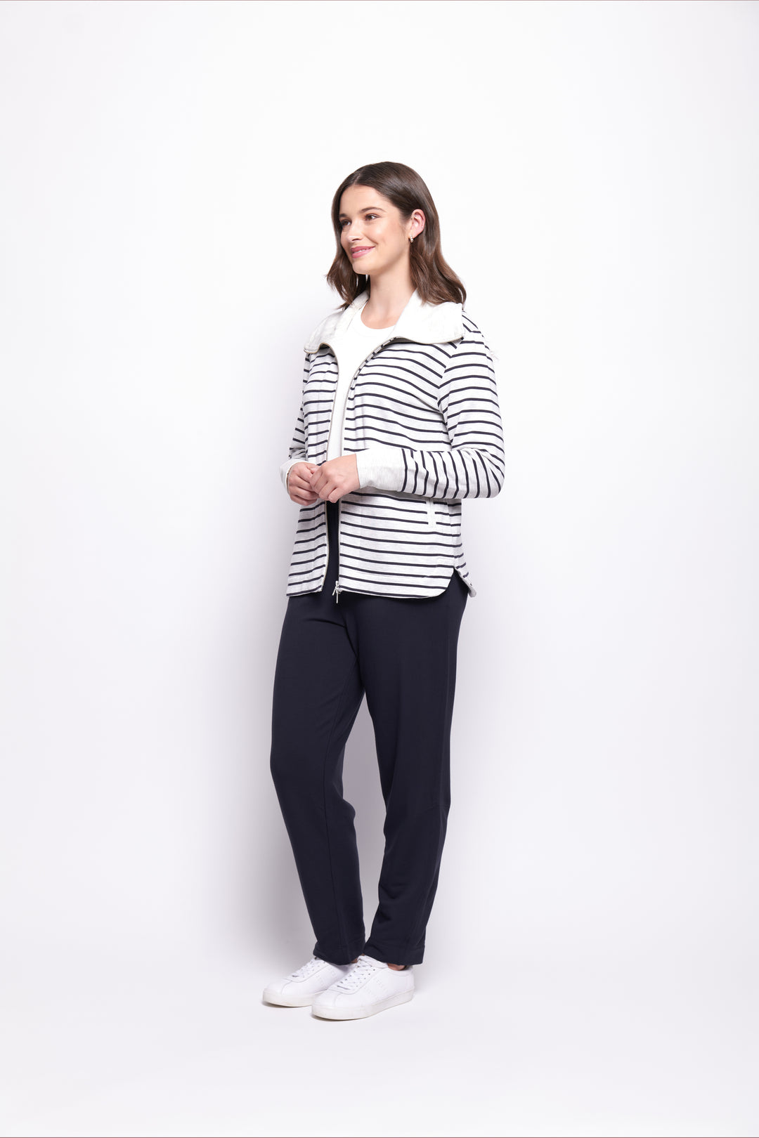 Software Upgrade Jacket - Stripe - F21