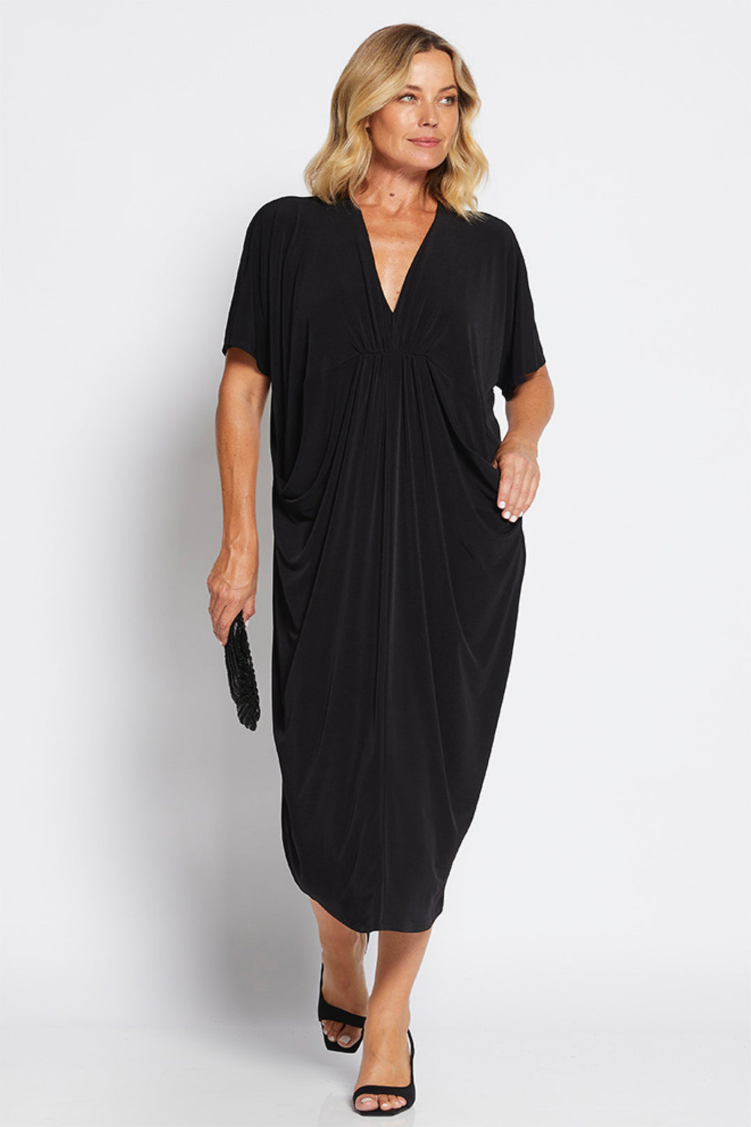 Farrah kaftan Dress - Black - PH26