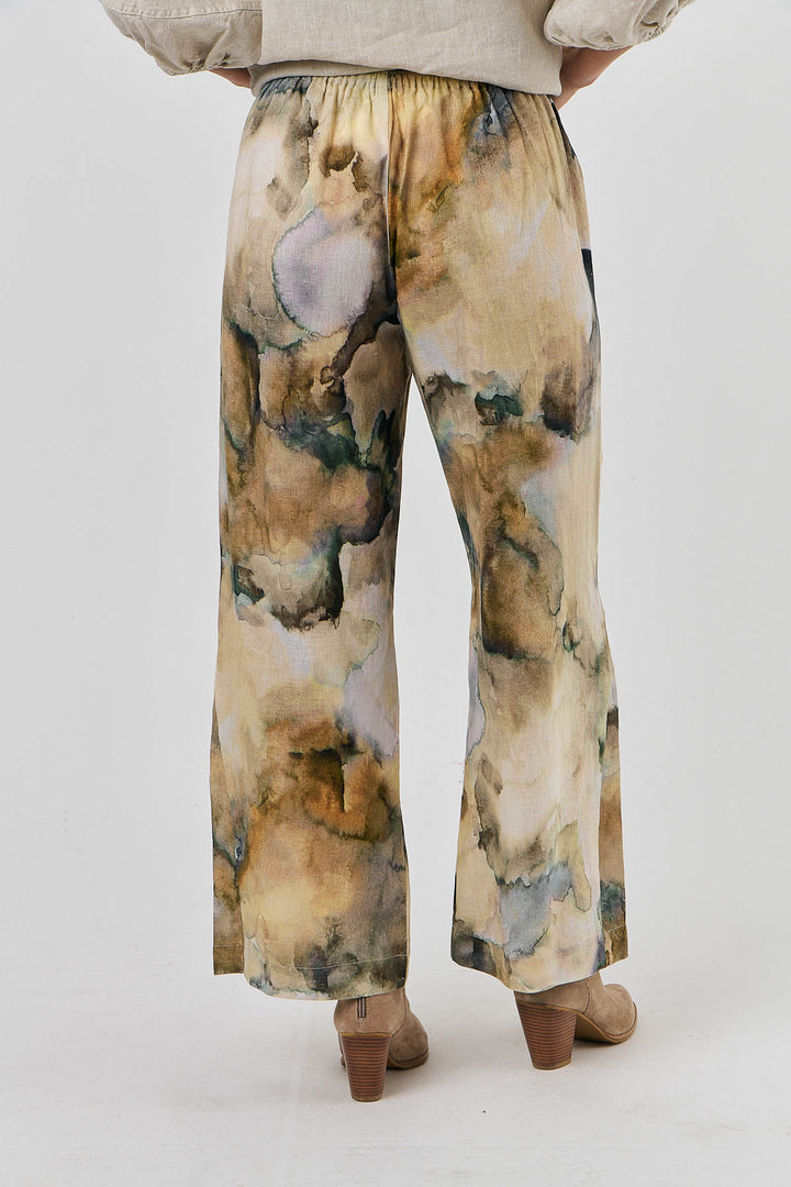 Dee Linen Pant - Marble - OJ7