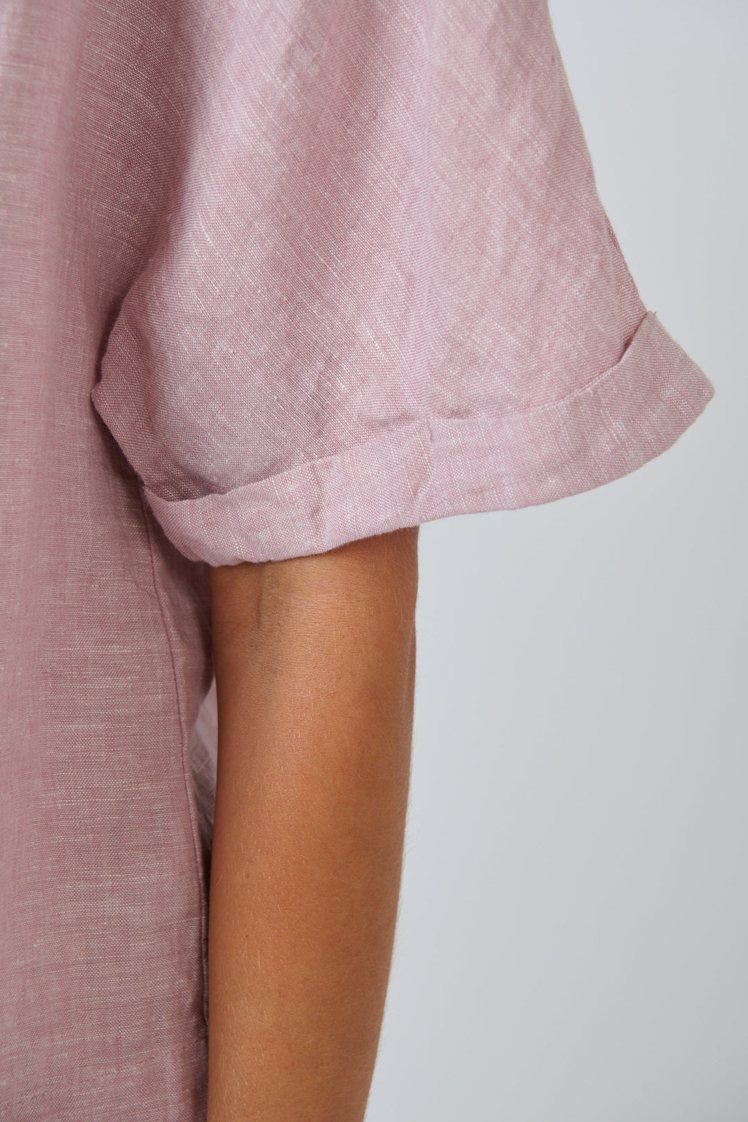 Blush Linen Blouse - OJ99