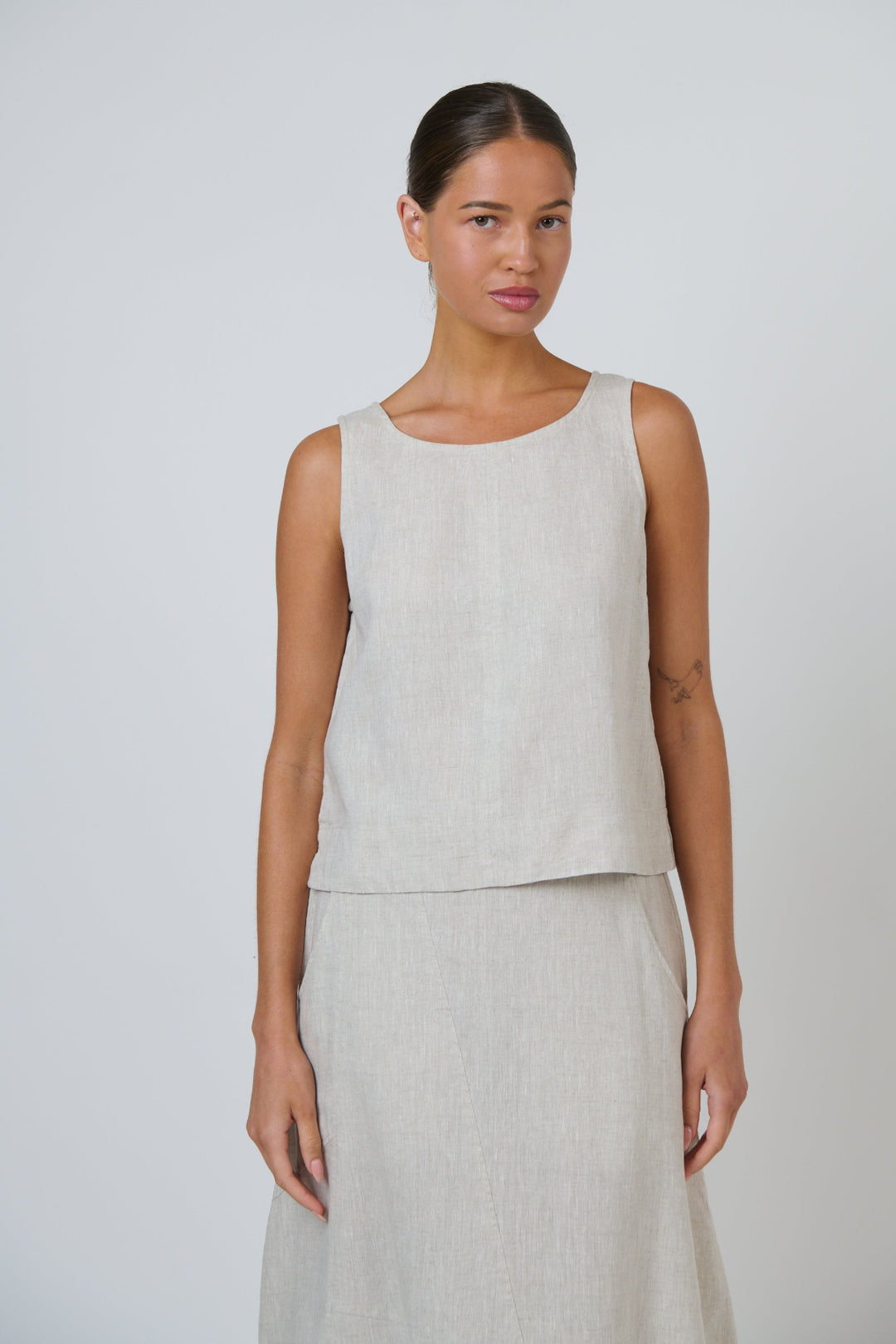 Alessia Linen Top