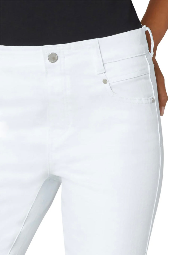Bright White Gia Glider Ankle Jean - AT8