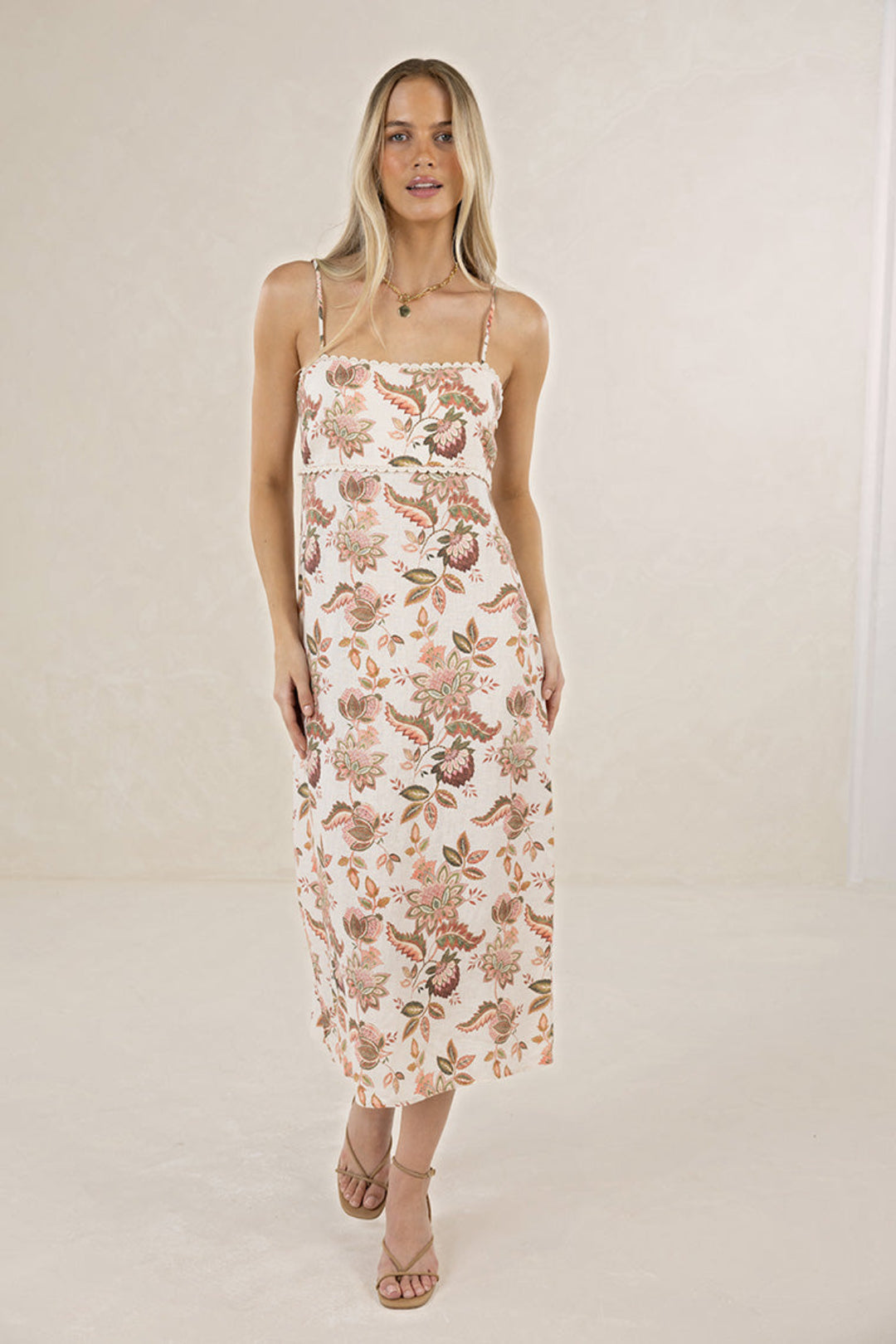 Bohemian Rose Strappy Dress - HM29