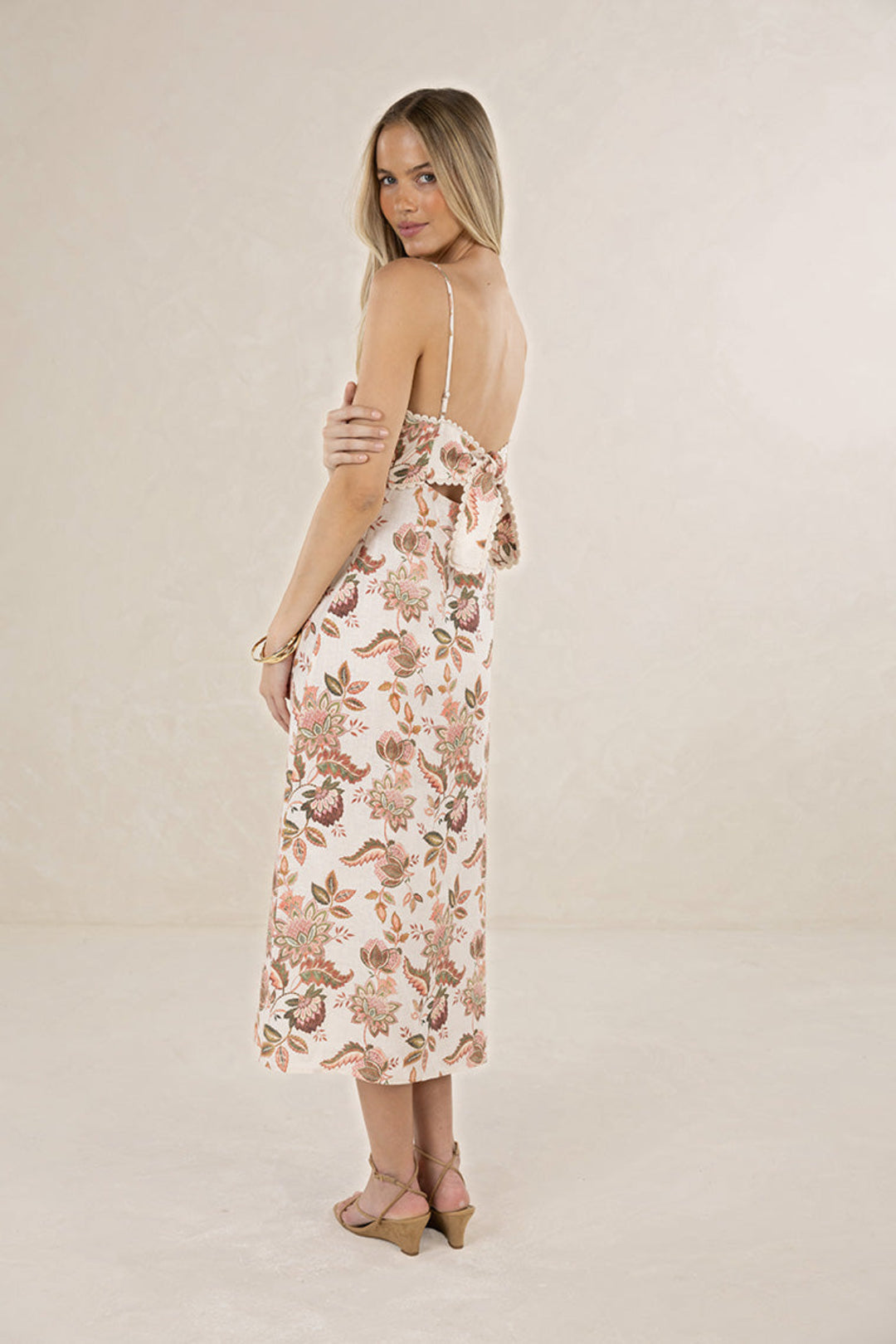 Bohemian Rose Strappy Dress - HM29