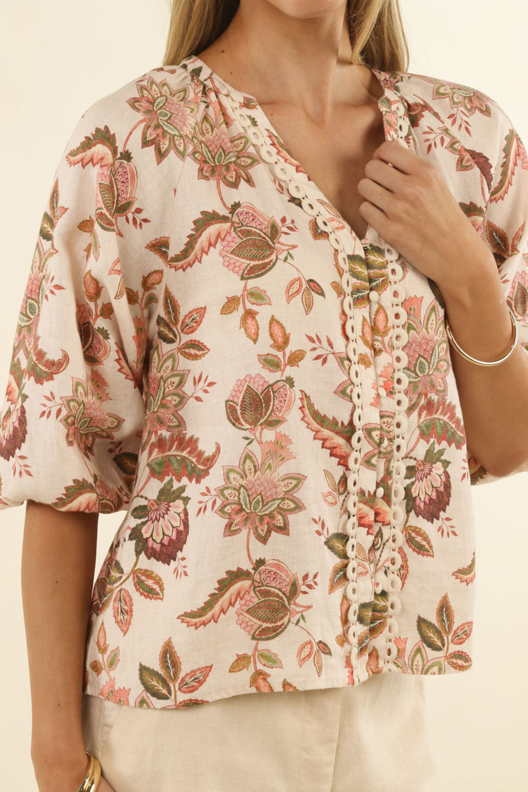 Bohemian Rose Blouse - HM28