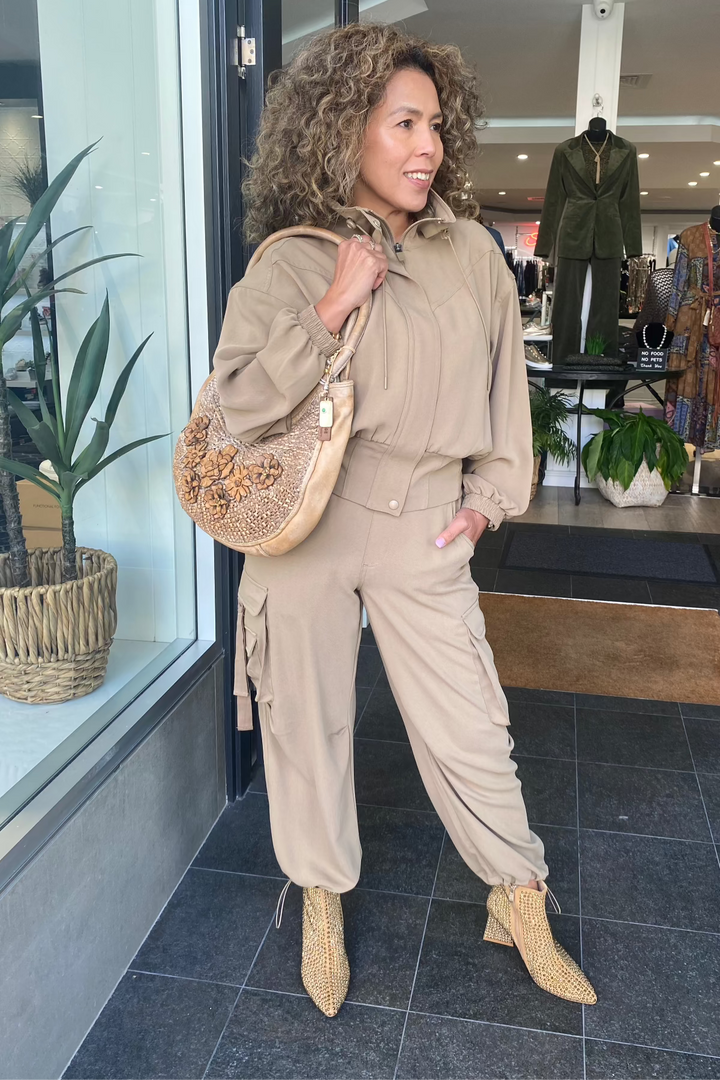 Parachute Cargo Pants - Palo Santo - AT12