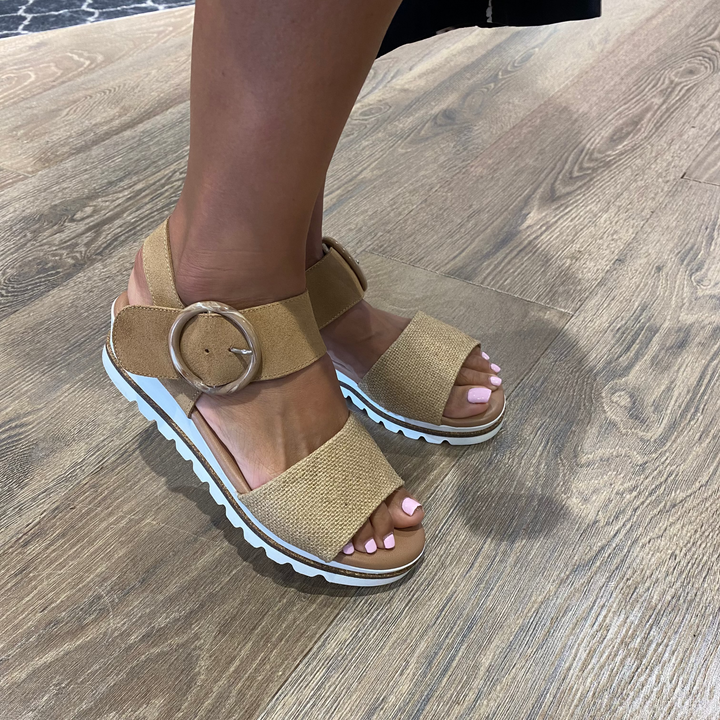 Saban Sandal - Gold Mix - CA3