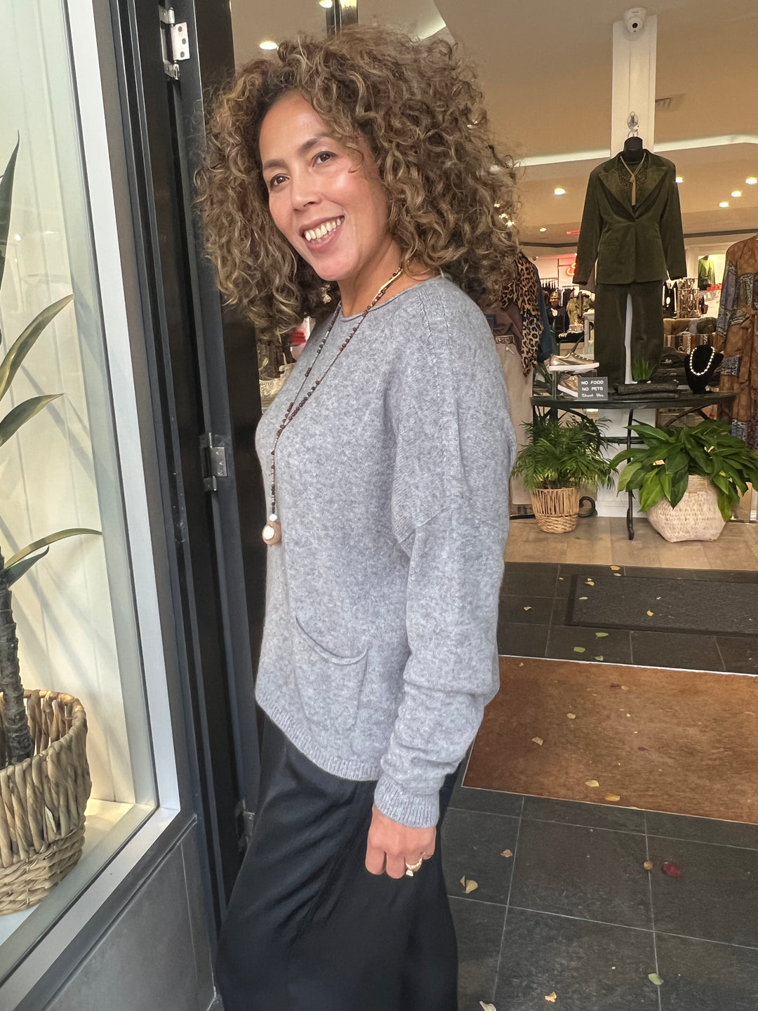 Carla Knit - Grey - CG33