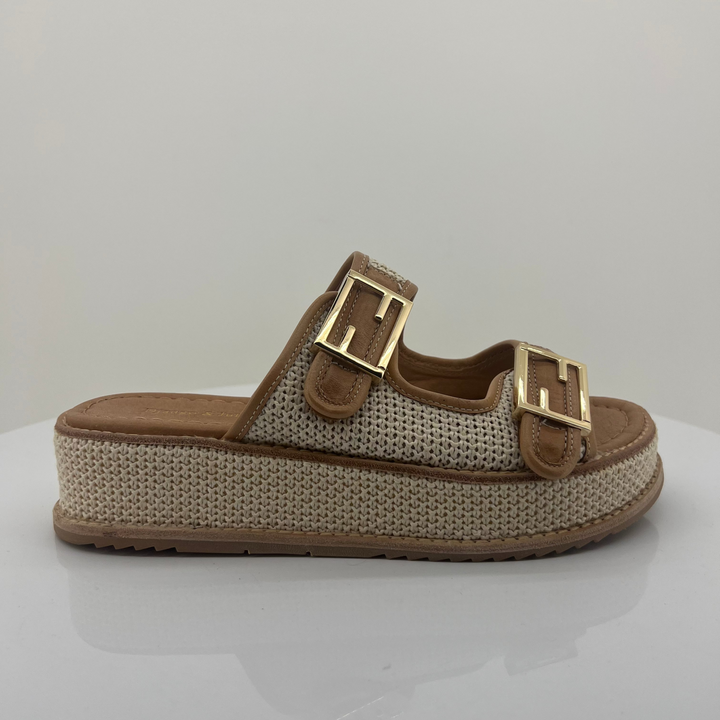 Vexta Slides - Tan & Ivory - DJ41